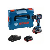 Perceuse-visseuse sans fil gsr 18V-90 c Bosch 2x 4.0Ah, chargeur en l-boxx