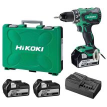 Hitachi - Perceuse-visseuse sans-fil hikoki DS18DBSLWDZ - 3 batteries - 18V - 5Ah