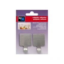 Colgador adhesivo Inofix Acero 2 unidades 2077