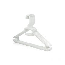 Senko - perchas plastico blancas 5 piezas