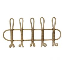 Box&beyond - Perchero de atornillar, amarillo/oro, barnizado box beyond Perchero de ratán