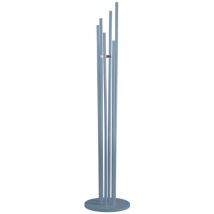 Perchero moderno mod. 471 acabado lacado en azul, 182 cm(alto)34 cm(ancho)34 cm(largo)