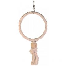 Anneau en coton avec boule en bois (24 cm) - Trixie