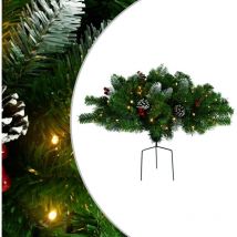 Percorso artificiale Albero di Natale preilluminato Verde 15,7' pvc