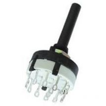 Velleman 8404-3C interruptor eléctrico Interruptor rotativo Negro, Blanco