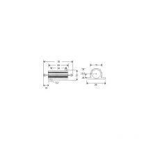 Perel 145702 Obstrucción, 50 w, 6e8