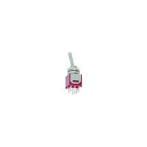 Interruttore a leva subminiatura verticale dpdt on-off-on