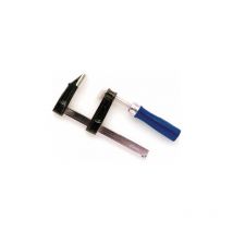 F clamp, 100 x 50 mm, 275 g, mango ergonómico, azul - Toolland