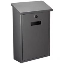 Velleman BG10003 BG10003 Briefkasten Silber Schlüsselschloss