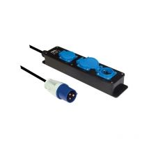 Spina Schuko a presa multipla cee - 3 prese