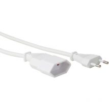 Verlängerungskabel - 1.8 m - WEIß - 2G0.75 - cee 7/16 'Eurostecker' / C7