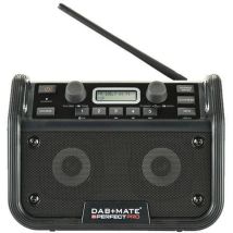 Radio de chantier DAB+ Mate – Alimentation électrique, Type de port connectique, Nombre batteries, Puissance sonore
