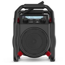 Perfectpro - Radio de chantier UBOX400R avec alimentation secteur ou 9x piles aa rechargeables