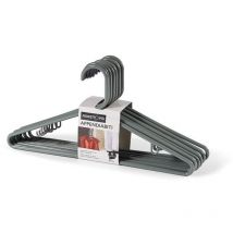 Kleiderbügel Grau – Polypropylen (PP) – 415 mm Breite – 205 mm Höhe – 1 Stück – Perfetto