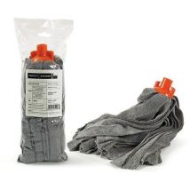 Wischbezug Grau – Mikrofaser – 100 mm Breite – 380 mm Höhe