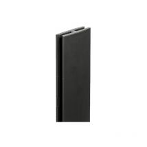 Perfil aluminio h antracita - 97,5 cm