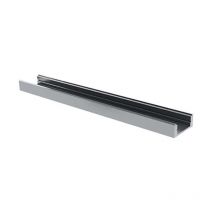 Perfil aluminio blanco lacado plana 7mm SL7 1m