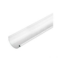 Jimten - Perfil Canalón 2 metros Redondo pvc Canalón Medidas Accesorios Fontanería: 25mm