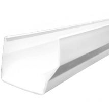 Ferroplast - Perfil Canalón 2 m Canalón Cuadrado eume Blanco 70x70