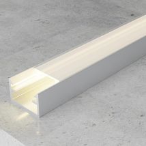 Iluminashop - Perfil de Aluminio Superficie Strush 12V/24V 2 metros