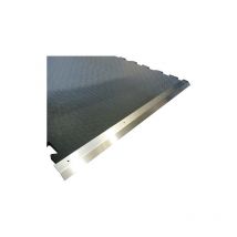 Ivol - Perfil de aproximación de acero inoxidable para alfombra de rompecabezas - 118 cm