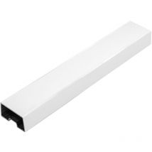 Idralite - Perfil de compensación universal de aluminio cromado para mampara de ducha h 198