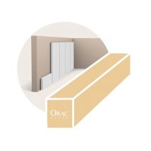 Orac - Paquete de 4 metros Perfil de base elegante, actúa como cuerpo para el revestimiento PX147