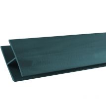Perfil union plastico h 2.05 m. verde nortene