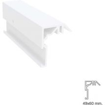 Saheco - Perfil Separador star xl Alu. Anod.Plata Mate 2Mts