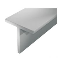 Alberts - Perhilo de aluminio forma T2000/20x20mm plata