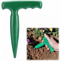 Perforateur de Sol Portatif,Outil de Semis de Perforateur,Plastique Perforateur,Plastique Planteur,Perforateur de Jardin pour la Transplantation de