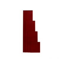 Perforato Piastra 1981X457 Mm Poupre Rosso Ral 3004