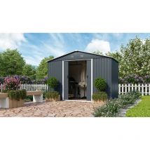 Pergart Gerätehaus "Dresden II 106", schwarz, 4,71 m²