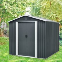 Gerätehaus 'Dresden ii 86', schwarz, 3,66 m² - Pergart