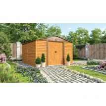 Gerätehaus 'Frankfurt ii 1112', braun, 10,88 m² - Pergart