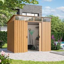 Gerätehaus 'Lübeck 86', holzoptik, 4,05 m² - Pergart