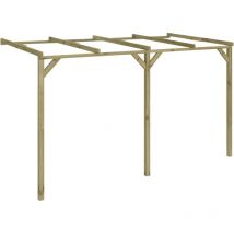 Torana - Pergola à appentis 2 x 4 x 2,2 m Bois
