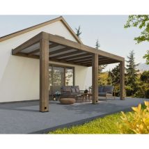 Canopia By Palram - Canopia Pérgola Helsinki 3X4.7 m Pérgola de madera de cedro
