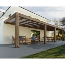 Palram-canopia - Canopia Pérgola Helsinki 3X10 m Pérgola de madera de cedro
