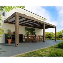 Palram-canopia - Canopia Pérgola Helsinki 3X7.3 m Pérgola de madera de cedro
