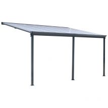 Cerland - Pergola adossée en aluminium 13 m² - Louis