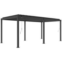 Pergola Autoportante Antrazit 600x300x240