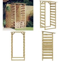 Pergola avec toit 100x90x200 cm Bois de pin imprégné - pergola - pergolas - Home & Living - Brun