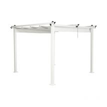 Paris Prix - Pergola Avec Toit 'Lazio' 295cm Blanc