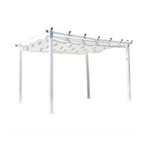 Paris Prix - Pergola Avec Toit 'Lazio' 345cm Blanc