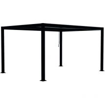 Concept-usine - milos - Pergola bioclimatique 3x4 m structure et lames en aluminium