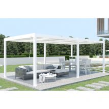 Pergola Bioclimatique SANTA 6x3m Aluminium Blanc