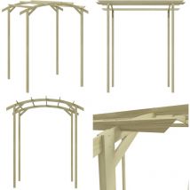 Pergola de jardin 180x197x210 cm Bois de pin imprégné - pergola - pergolas - Home & Living - Vert