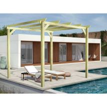 Maderland - Pérgola de Madera Maciza Jerez ( ) - Gardeneas - 510 x 420 cm