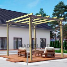 Maderland - Pérgola de Madera Maciza Madrid ( ) - Gardeneas - 600 x 420 cm